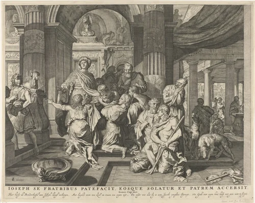 Jozef maakt zich bekend aan zijn broers by anonymous, print, 1668-1702