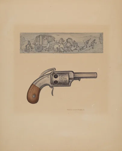 Revolver by Rose Campbell-Gerke, index of american design, 1935-1942