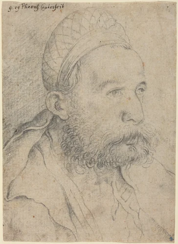 Portrait of a Man by Leonhard Beck, drawing, 1515