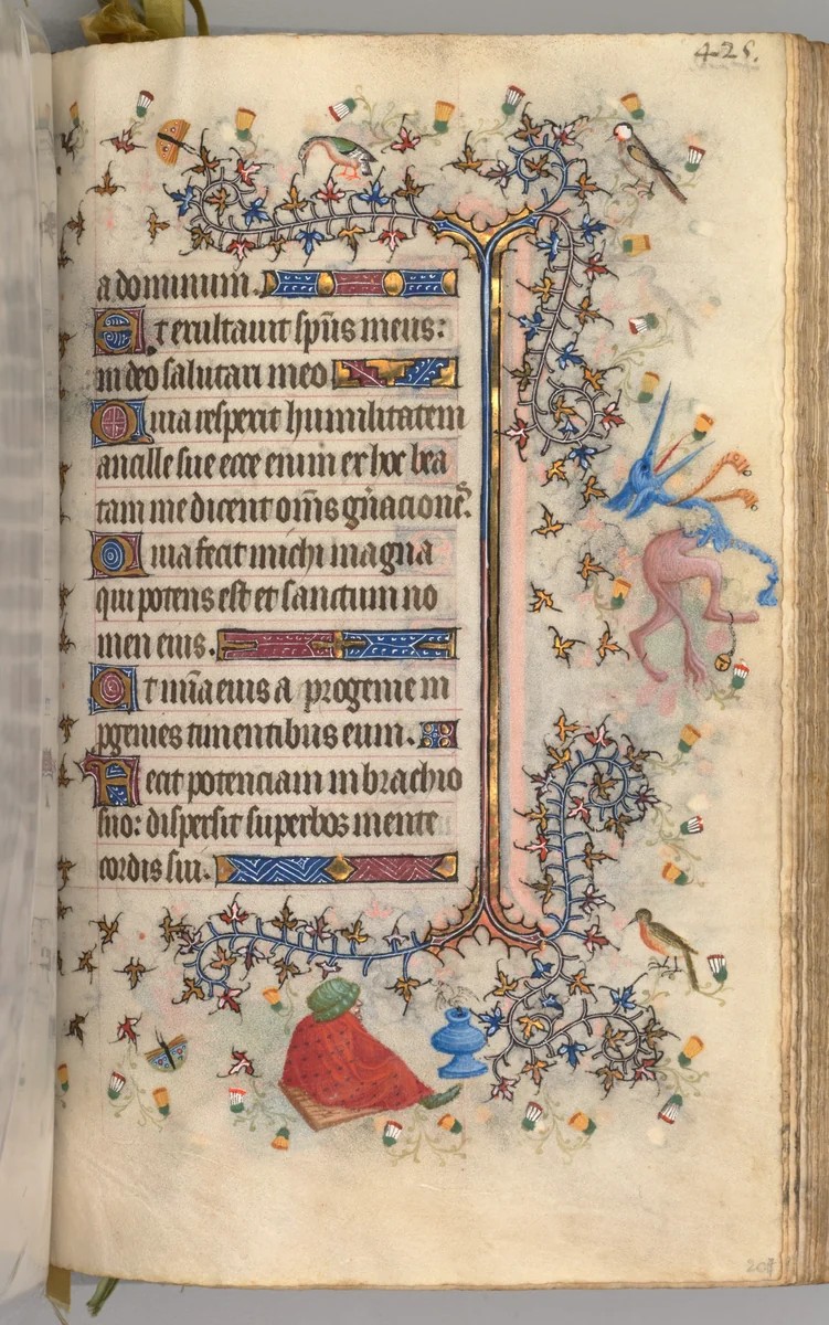 Hours of Charles the Noble, King of Navarre (1361-1425): fol. 207r, Text by Master of the Brussels Initials and Associates, book, 1400-1410