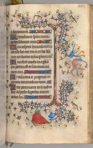 Hours of Charles the Noble, King of Navarre (1361-1425): fol. 207r, Text by Master of the Brussels Initials and Associates, book, 1400-1410