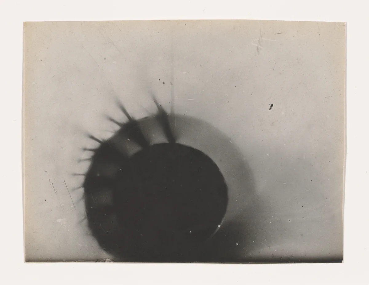 Deflection of Secondary Rays Produced by Beta Radiation by Henri Becquerel, photograph, 1903