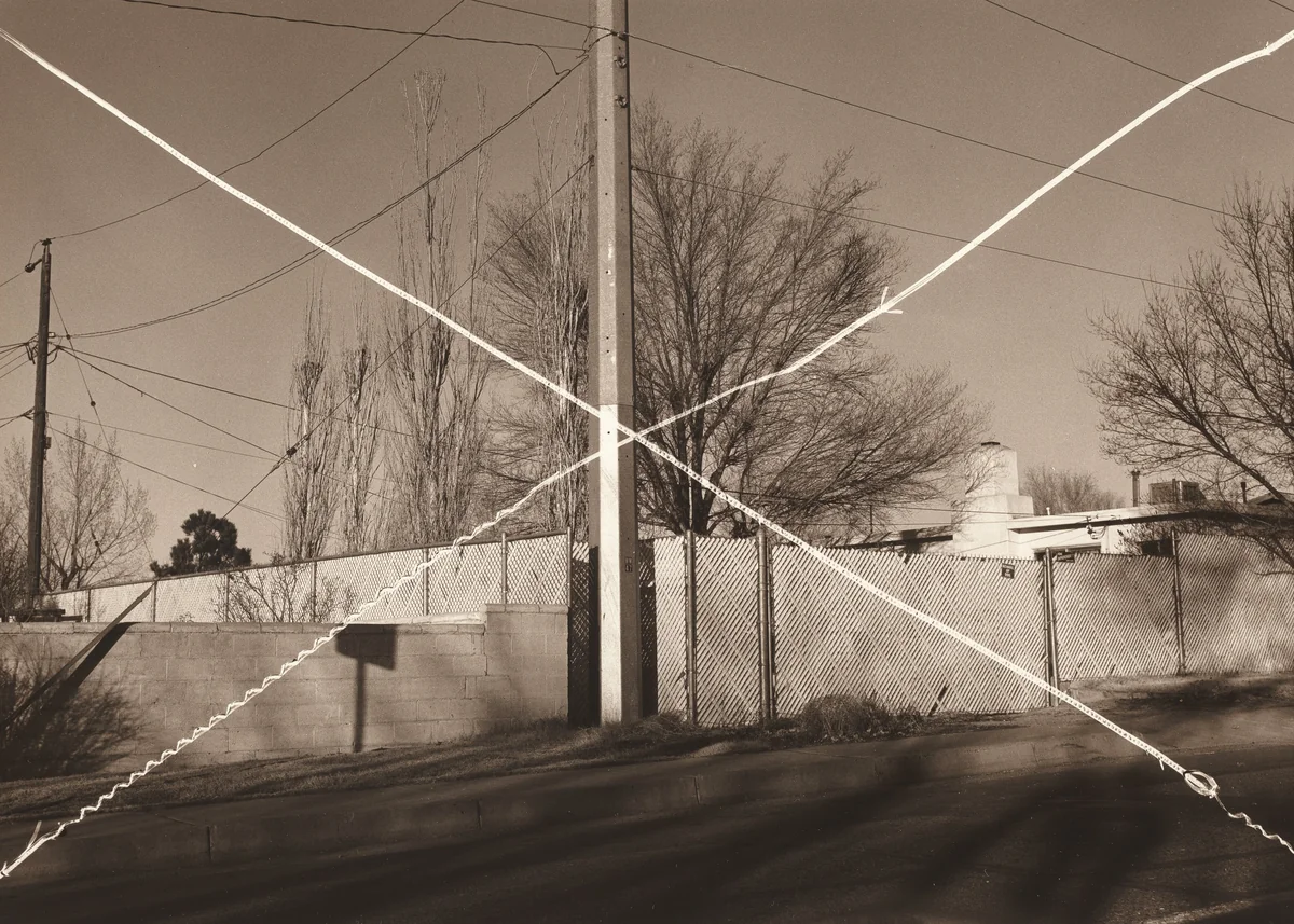 Power Poles by Thomas Barrow, photograph, 1974-1978