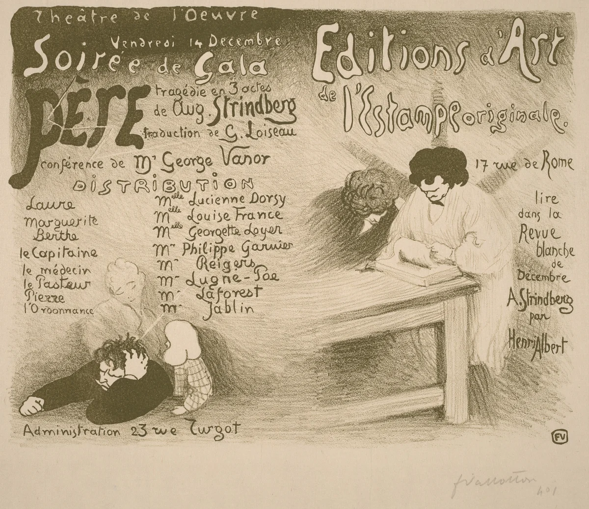 Père by Félix Vallotton, print, 1894