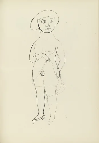 Kommerzienrats Töchterlein (plate, folio 59) from Ecce Homo by George Grosz, illustrated book, 1922