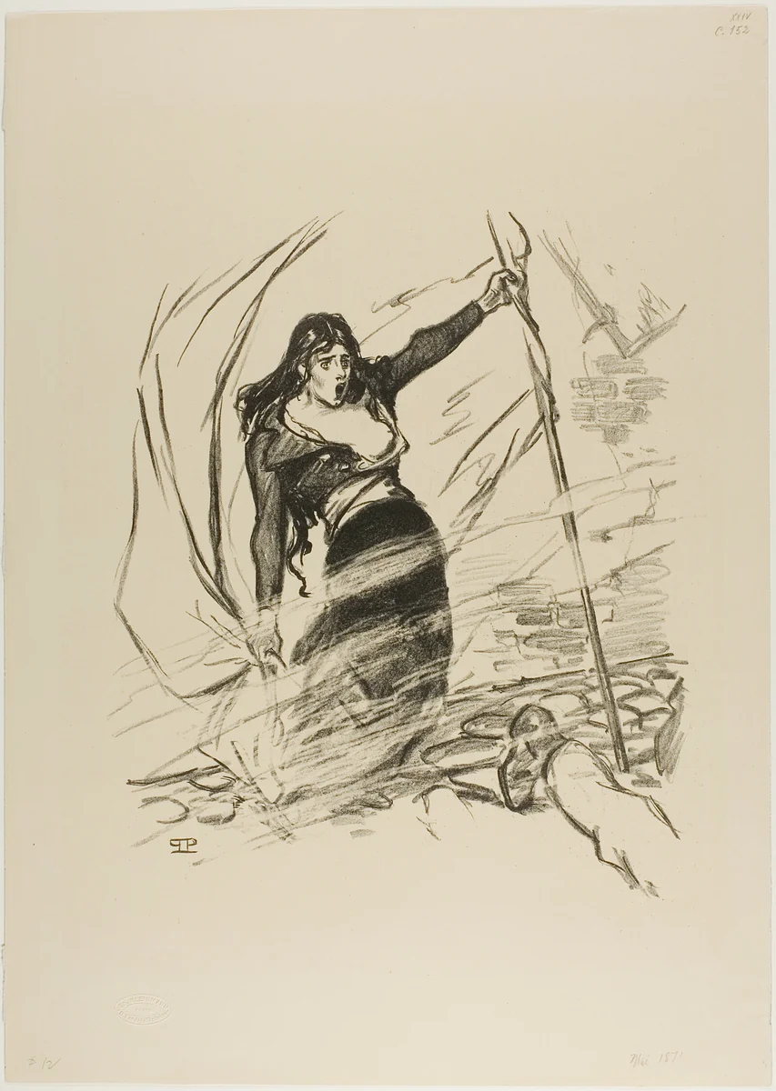May 1871 by Théophile Alexandre Steinlen, print, 1894