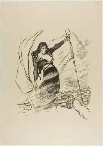 May 1871 by Théophile Alexandre Steinlen, print, 1894