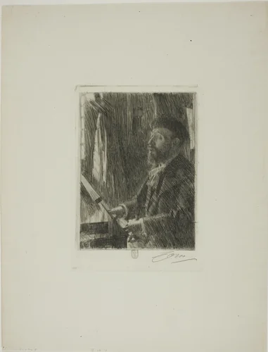 J.B. Faure by Anders Zorn, print, 1891