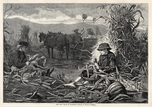 The Last Days of Harvest by Winslow Homer, print, 1873