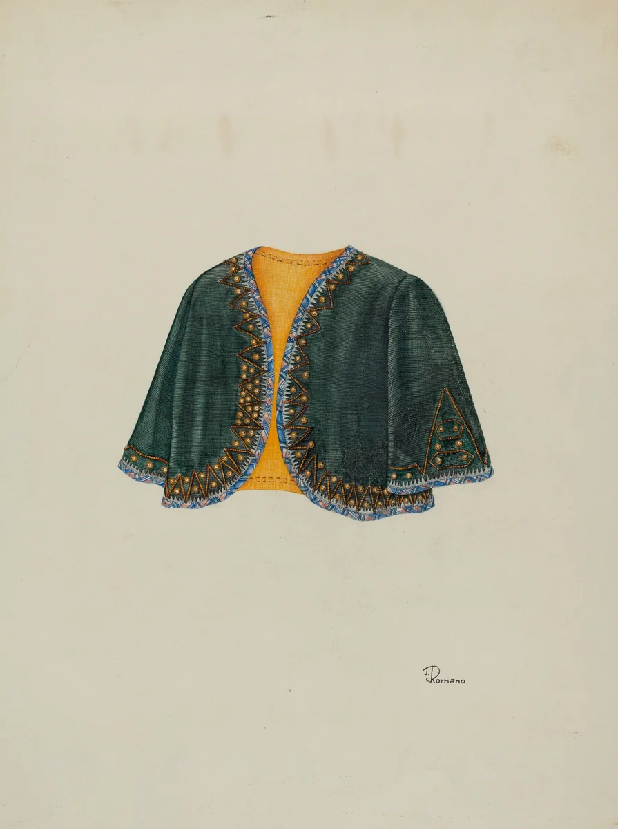 Bolero by Josephine C. Romano, index of american design, 1936