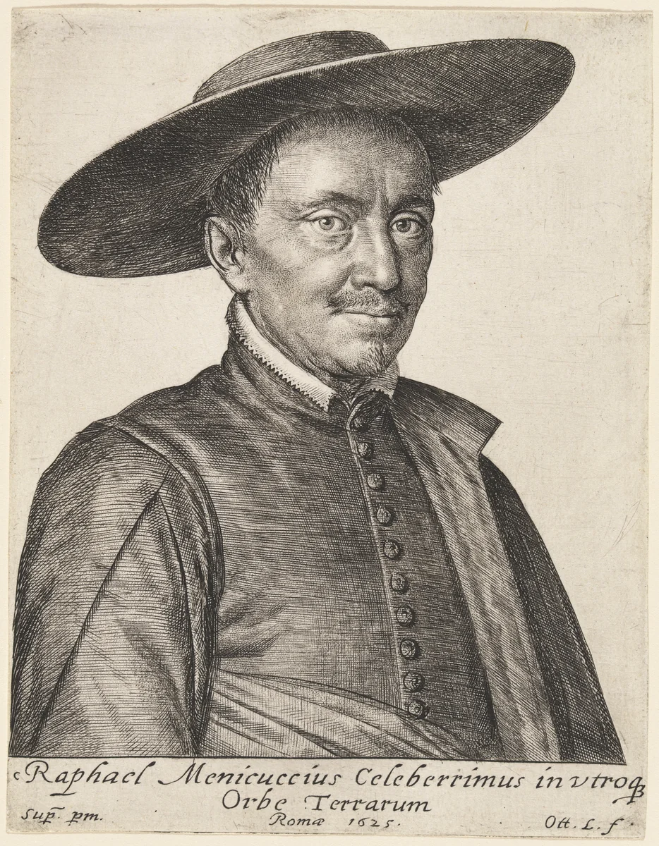 Raffaelo Menicucci by Ottavio Leoni, print, 1625