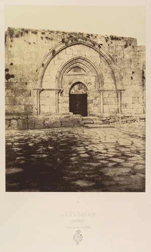 Jérusalem. (Environs) Tombeau de la vierge by Louis de Clercq, photograph, 1860