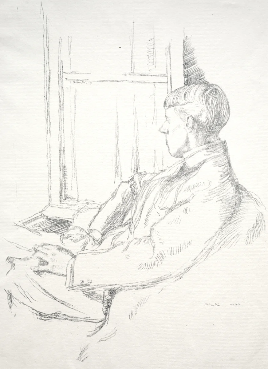 Aubrey Vincent Beardsley by William Rothenstein, print, 1892-1902
