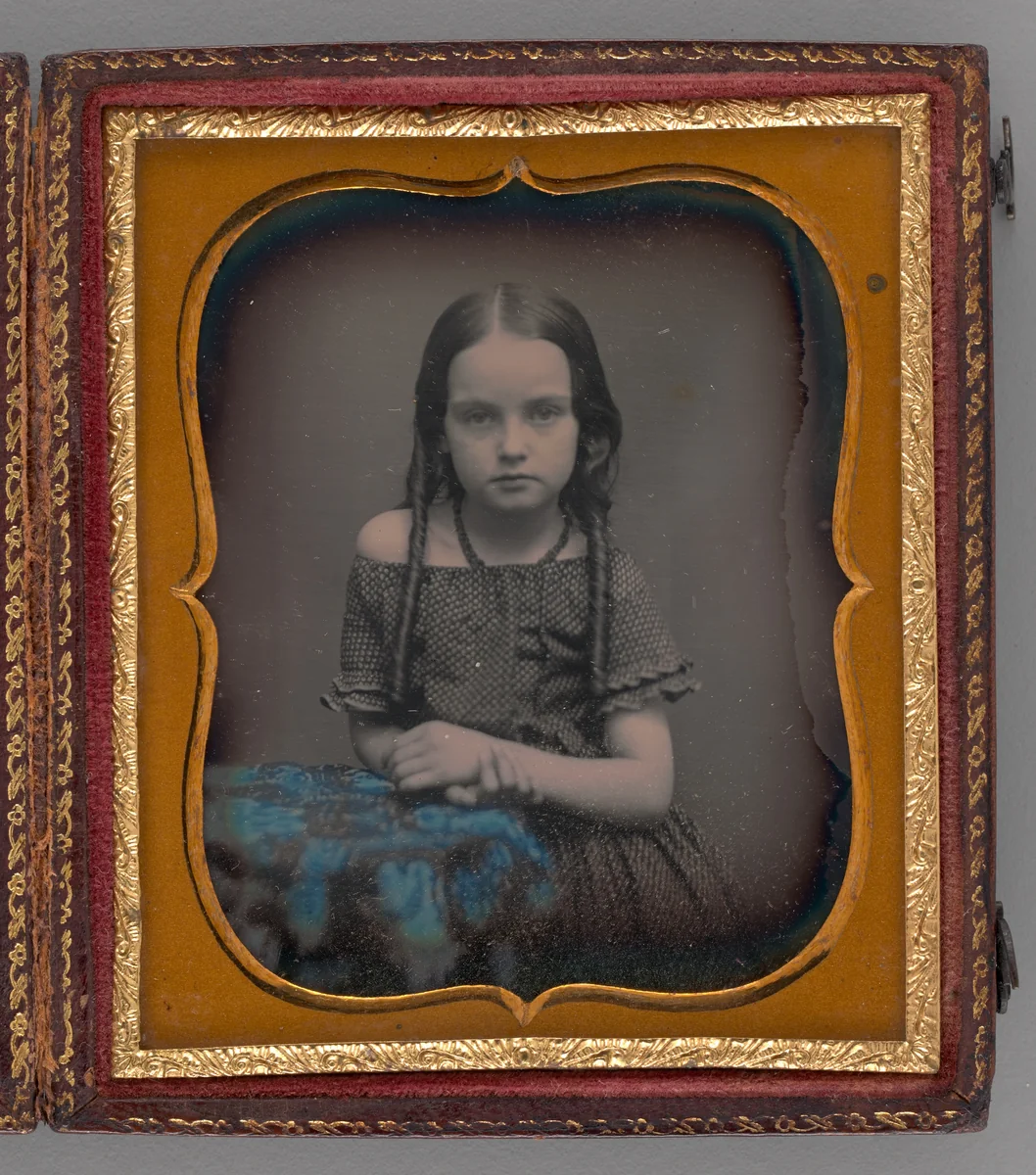 Untitled (Portrait of a Girl) by Unknown maker, other, 1855