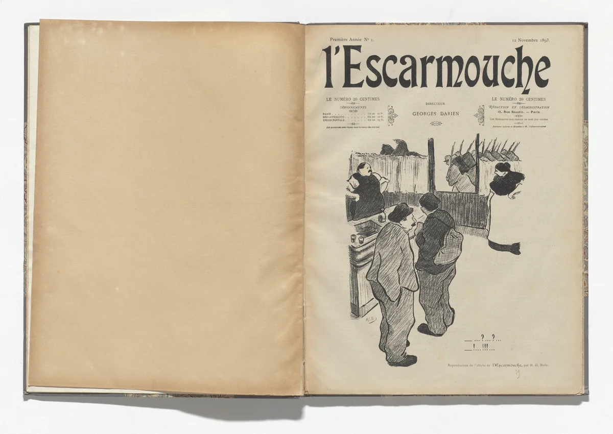 L'Escarmouche, no. 1 by Various artists, illustrated book, 1893