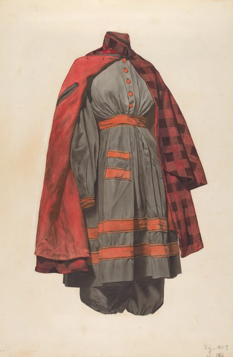 Woman's Gym Suit by Daniel Marshack, index of american design, 1935-1942