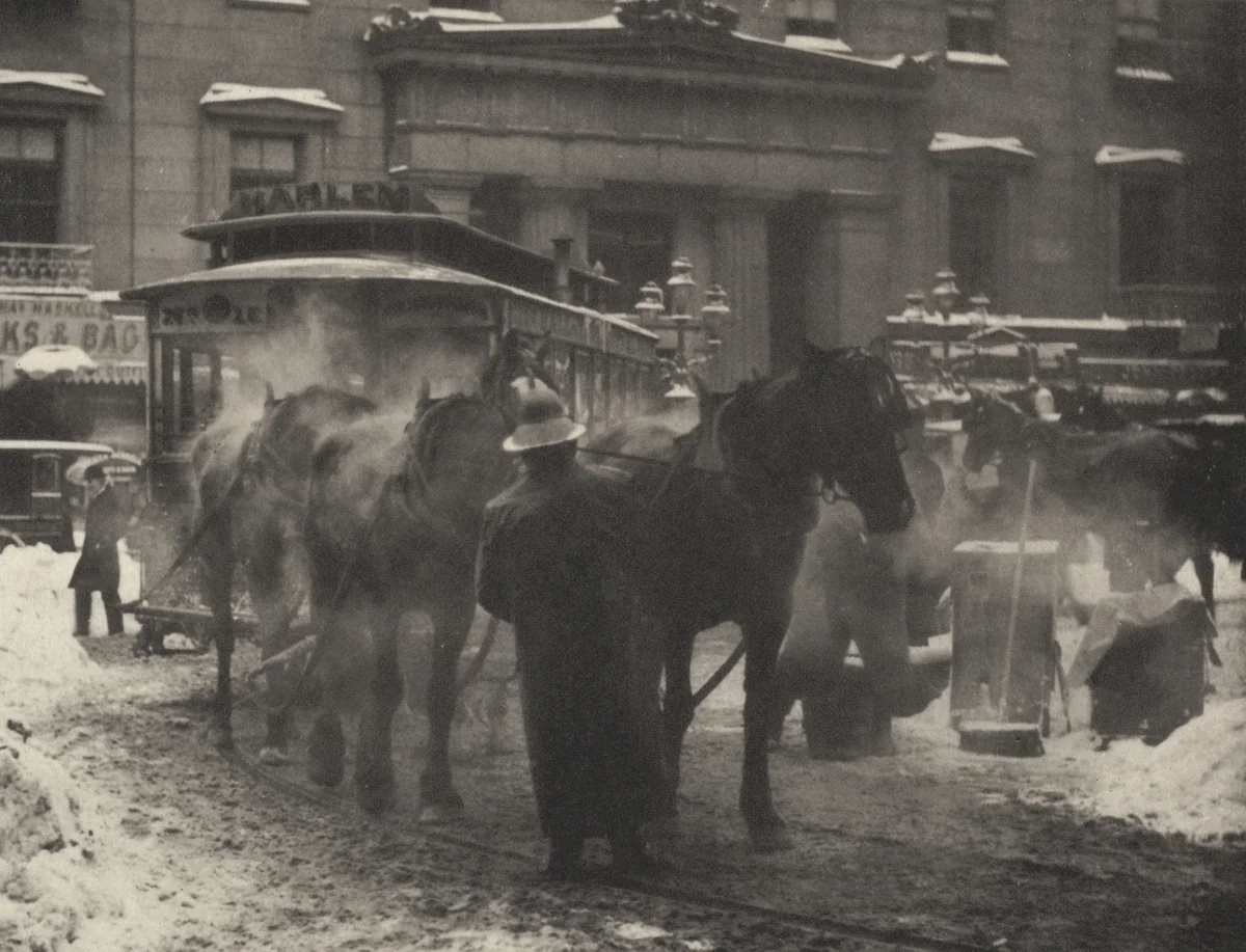 The Terminal by Alfred Stieglitz, photograph, 1892