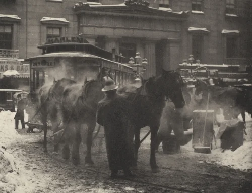 The Terminal by Alfred Stieglitz, photograph, 1892