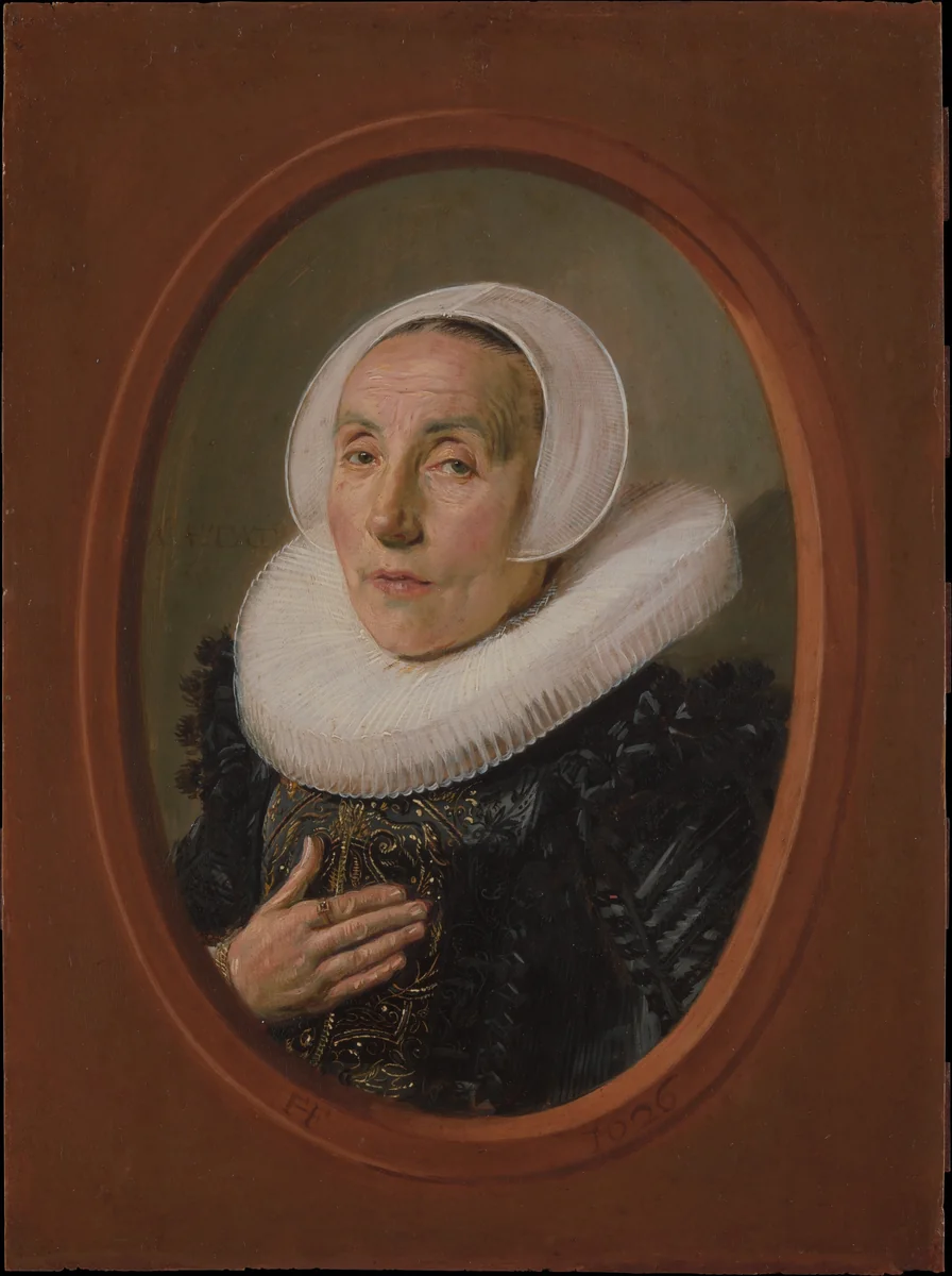 Anna van der Aar (born 1576/77, died after 1626) by Frans Hals, painting, 1626