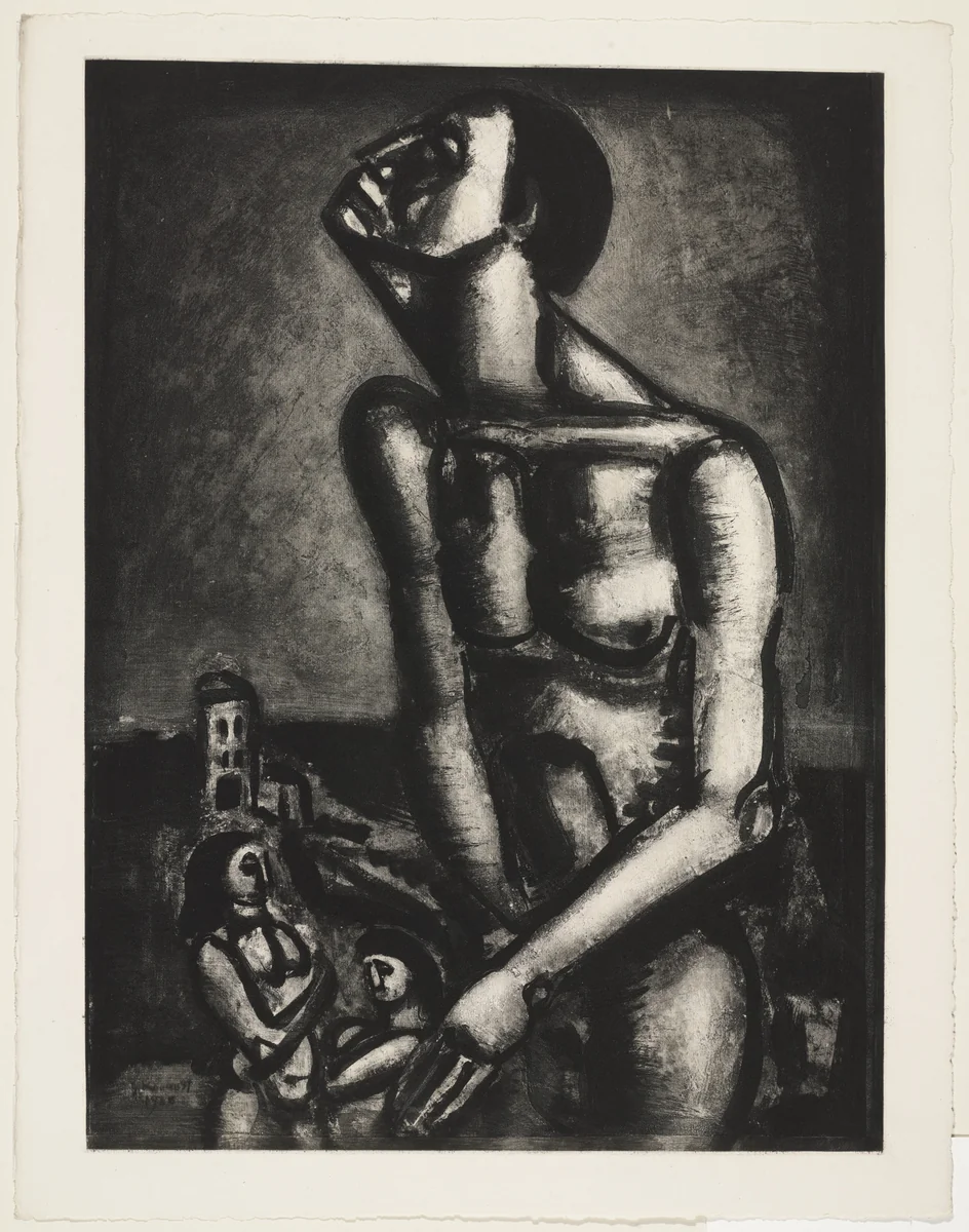 Are We Not All Convicts? (Ne sommes-nous pas forçats?), plate VI from Miserere by Georges Rouault, illustrated book, 1926