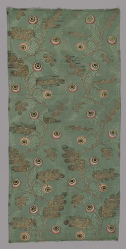 Panel by France or England, textile, 1701-1725