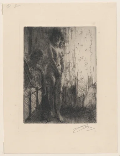 A Dark Corner by Anders Zorn, print, 1903