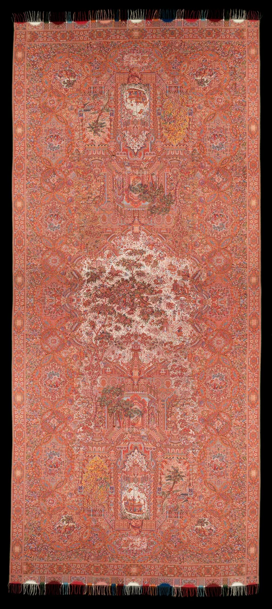 Shawl by Anthony Berrus, artwork, 1853-1857
