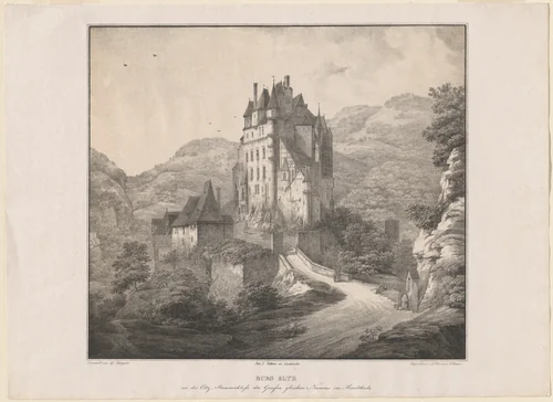 Burg Eltz by Lorenz Ekemann-Allesson
Domenico Quaglio, print, 1817-1827