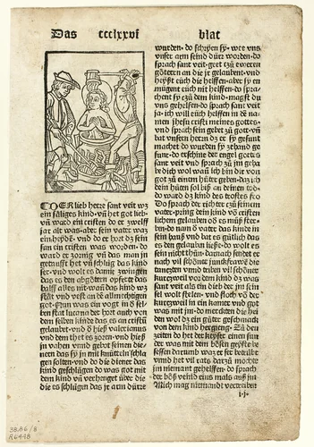 Saint Quiriaco from Heiligenleben (Lives of the Saints), Plate 8 from Woodcuts from Books of the 15th Century by Johann Schönsperger the Elder, print, 1489