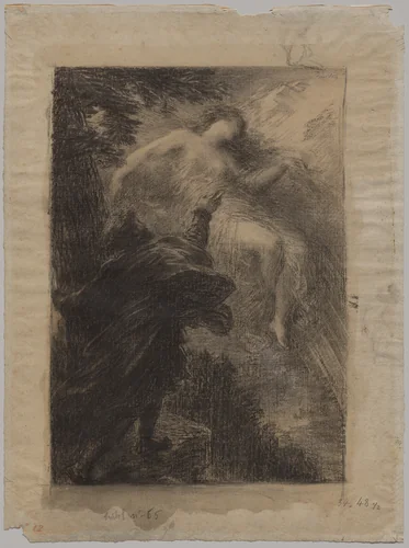 Fairy of the Alps by Henri Fantin-Latour, drawing, 1880-1890