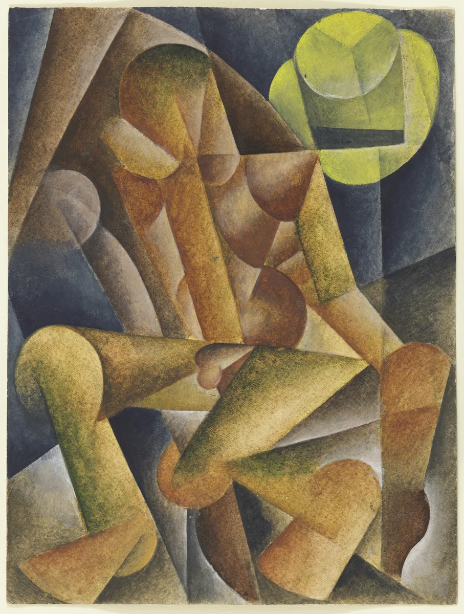 Nude with Hat by Pavel Tchelitchew, drawing, 1921