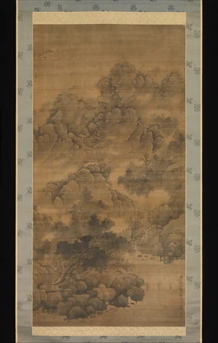 Cloudy mountains by Fa Ruozhen, painting, 1684