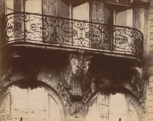 27 rue Lhomond by Eugène Atget, photograph, 1908