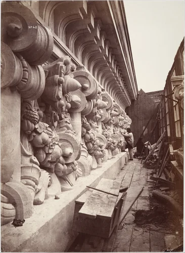 Le Nouvel Opéra de Paris (Sculpture Ornementale) by Louis-Emile Durandelle, photograph, 1865-1872
