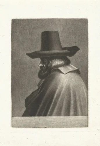 Portret van Niclaus Weinstein by Johann Friedrich Leonard, print, 1671