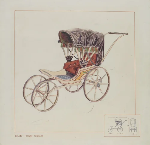 Doll Coach by Ernest A. Towers, Jr., index of american design, 1937