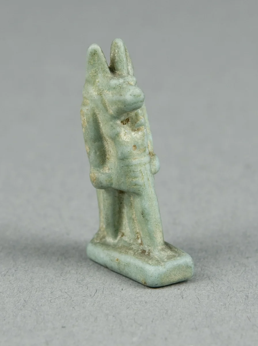 Amulet of the God Anubis by Egyptian, metalwork, -664--30