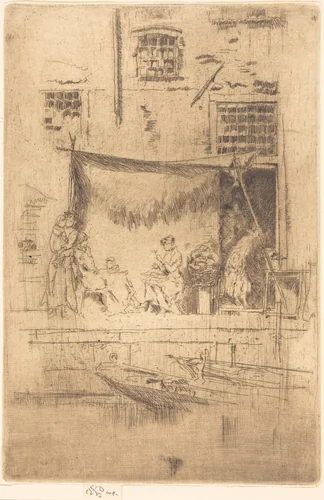 Fruit-Stall by James McNeill Whistler, print, 1880
