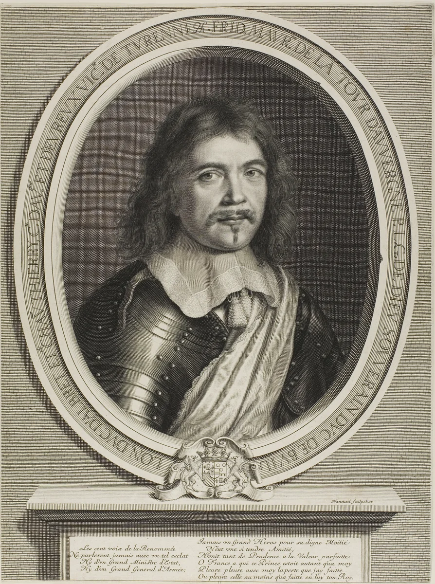 Frederic-Maurice Duc de Bouillon by Robert Nanteuil, print, 1656