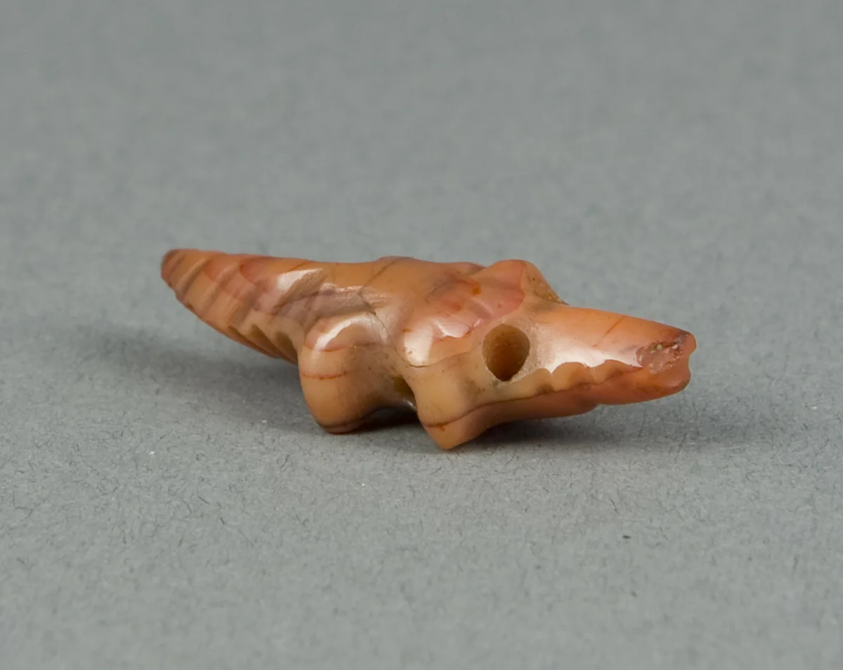 Amulet of a Crocodile by Egyptian, metalwork, -1985--1773