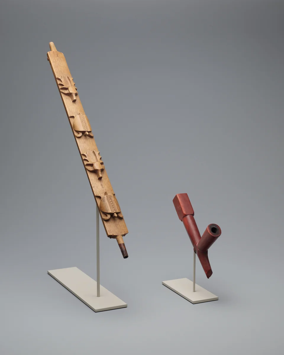 Pipe Bowl and Effigy Stem by Artist Unknown, other, 1880-1890