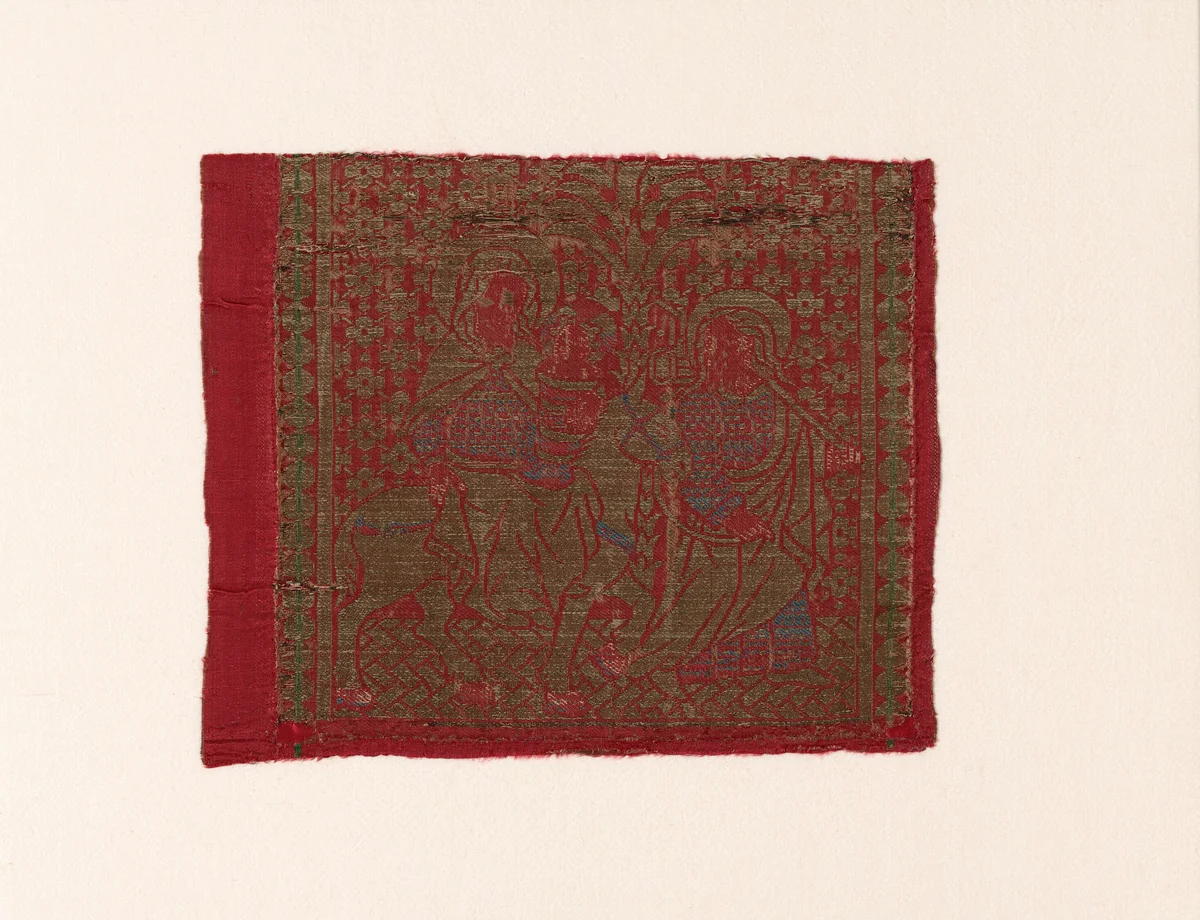 Orphrey Fragment by Italy, Florence, textile, 1450-1500