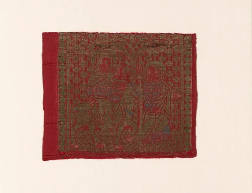 Orphrey Fragment by Italy, Florence, textile, 1450-1500