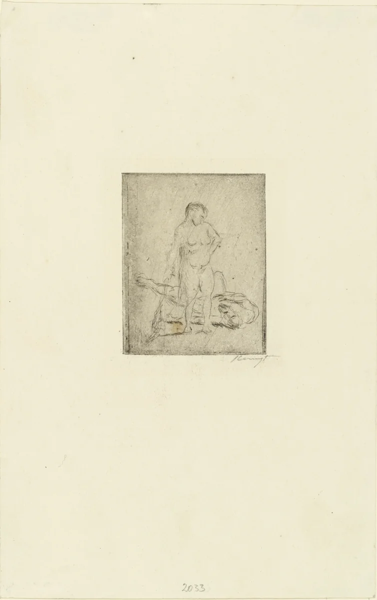 The Murderess (Die Mörderin) by Max Slevogt, print, 1911