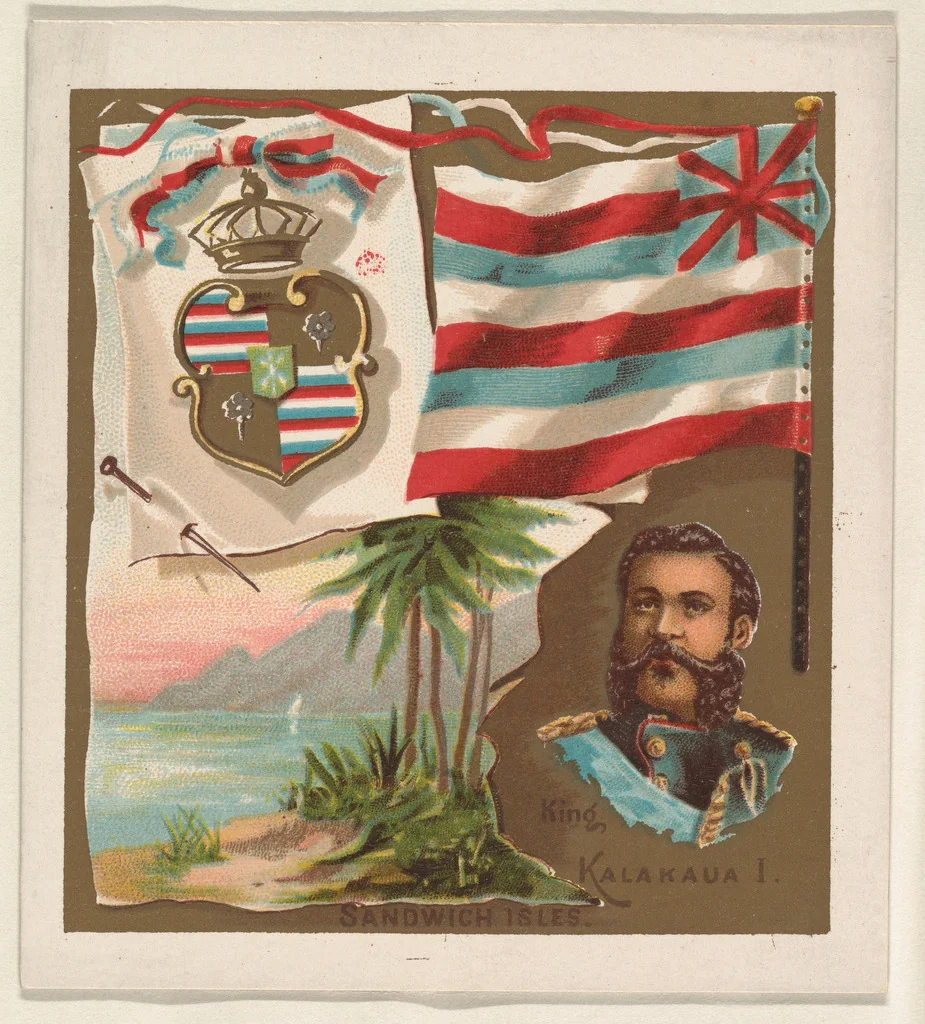 Sandwich Isles, from the International Cards series (N238), issued by Kinney Bros. by Kinney Brothers Tobacco Company, print, 1888