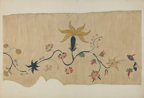 Valance (Detail) by Marion Gaylord, index of american design, 1941