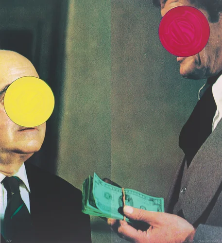 Money (with Space Between) [special proof] by John Baldessari
Stanley Baden
Mark Schultz
Claudio Stickar
Carmen Schilaci
Laurie Switzer
Gemini G.E.L., print, 1991-1994