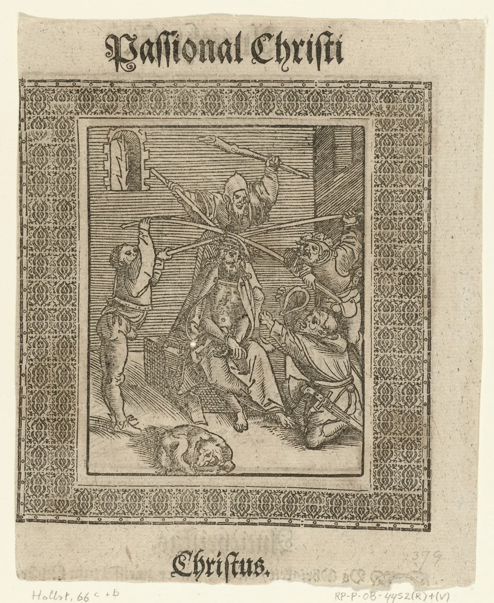 Doornenkroning van Christus by Lucas Cranach, print, 1521-1522