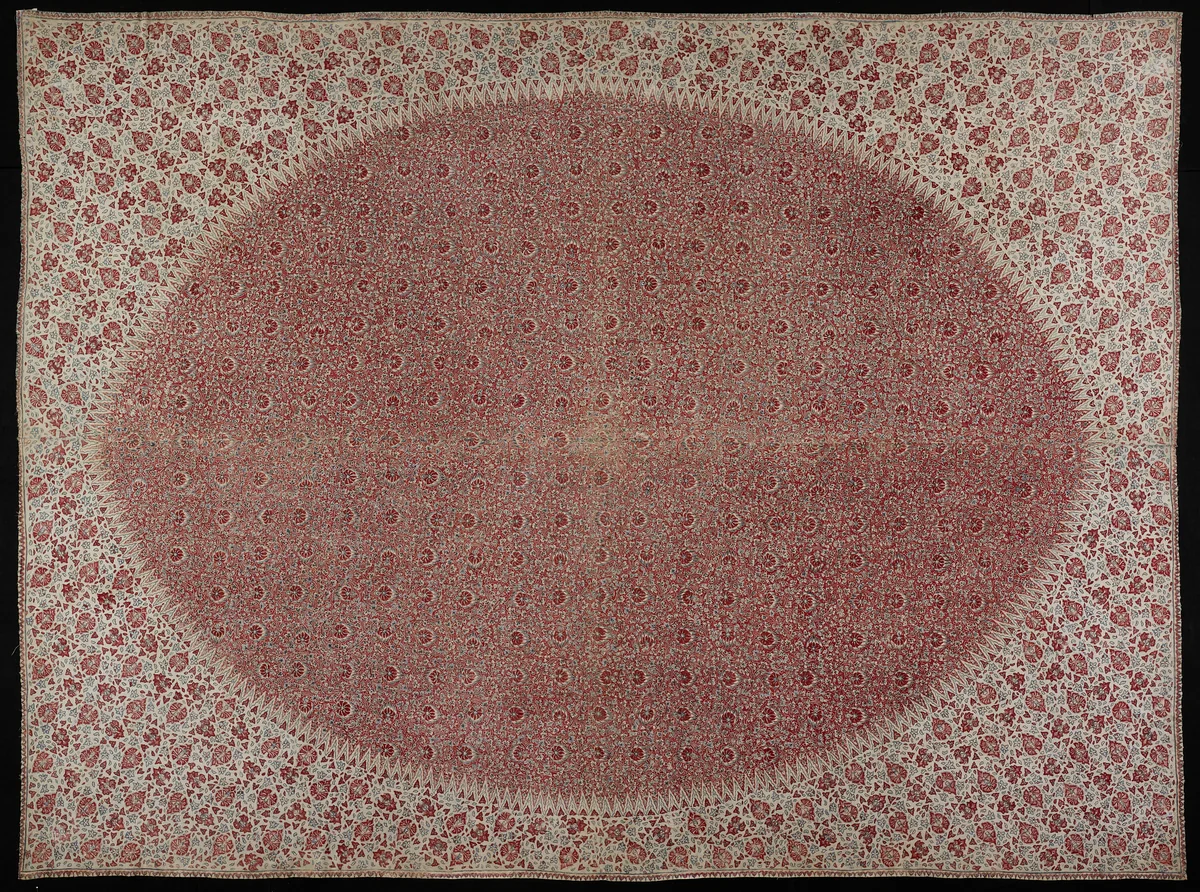 Ceremonial Skirt Cloth (dodot) by Coromandel Coast, textile, 1601-1700