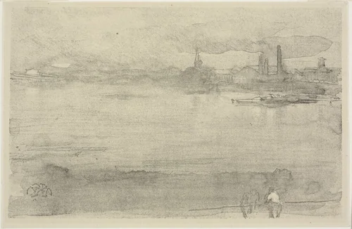 Early Morning by James McNeill Whistler, print, 1878